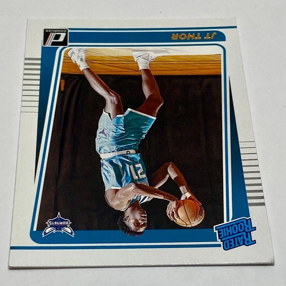 2021-22 2021-22 Panini Donrruss Rated Rookie JT Thor (RC) Charlotte Hornets #222